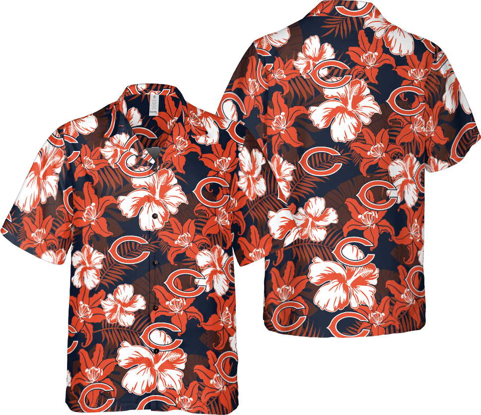 Chicago Bears Hawaiian 4XL Shirt & Short size 3XL